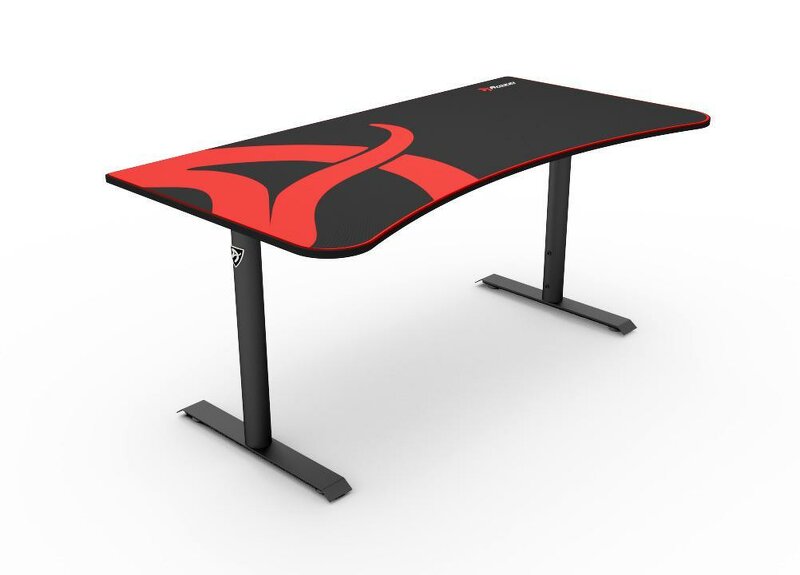 Arozzi Arena Gaming Desk – Red/Black