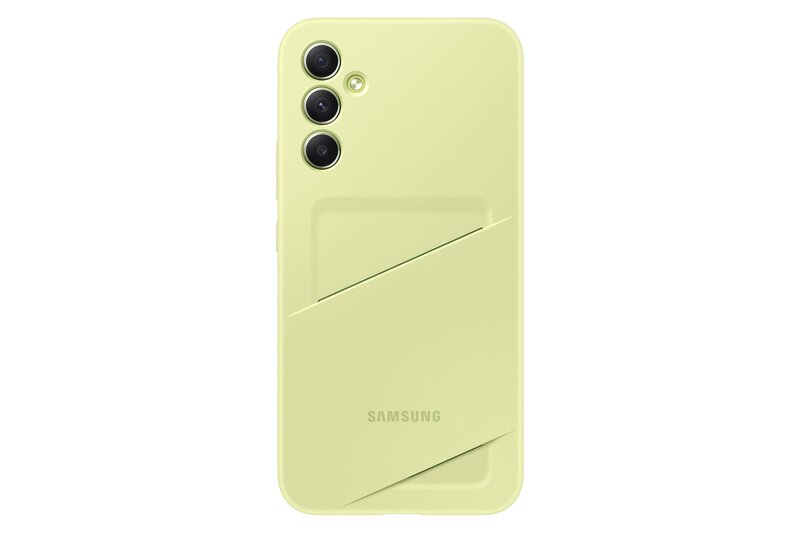 Samsung A34 Card Slot Case – Lime