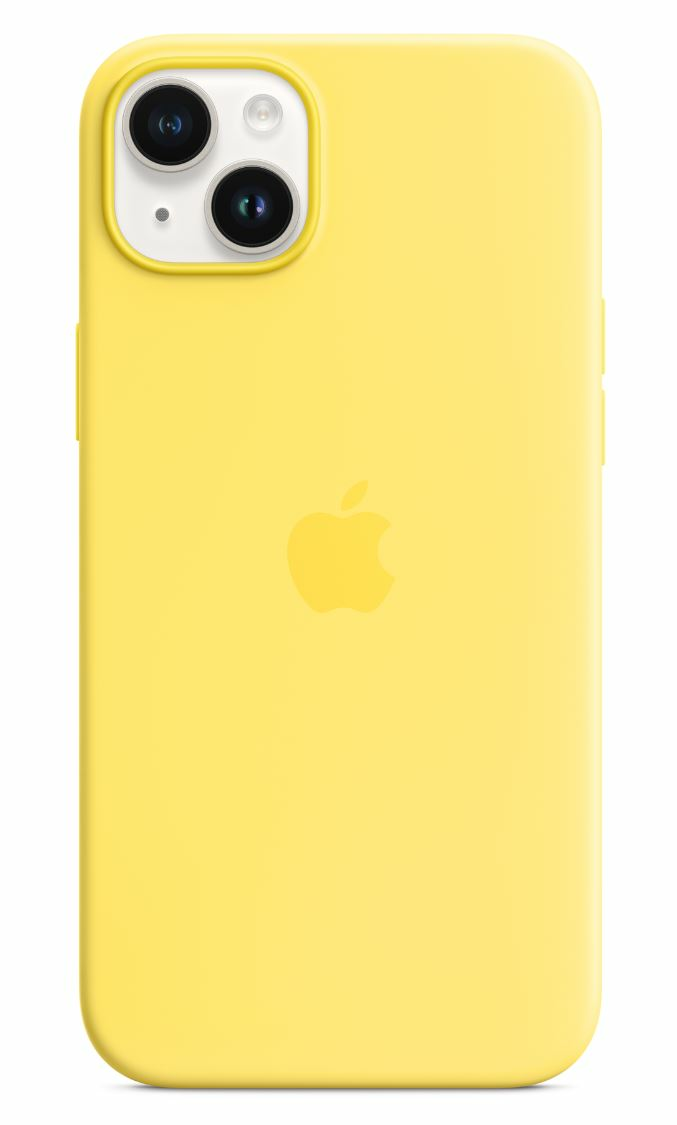 Product Image for Apple iPhone 14 Plus Silicone Case with MagSafe - Canary Yellow