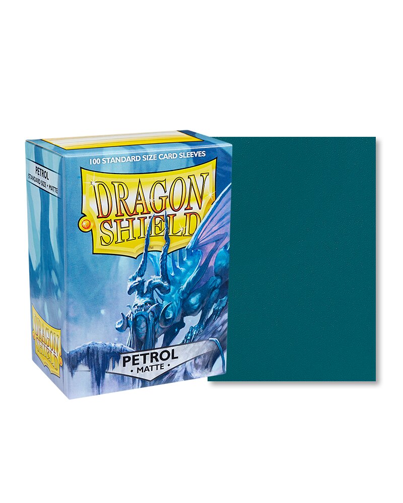 Läs mer om Dragon Shield Matte Sleeves Petrol 63x88 mm (100 in box)