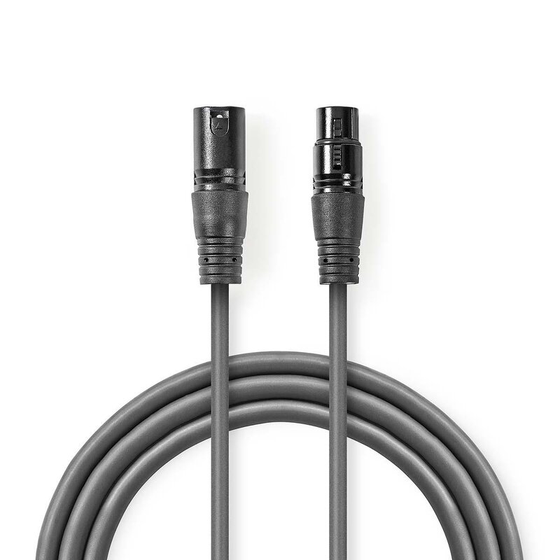 Nedis Balanserad XLR-kabel – 3M