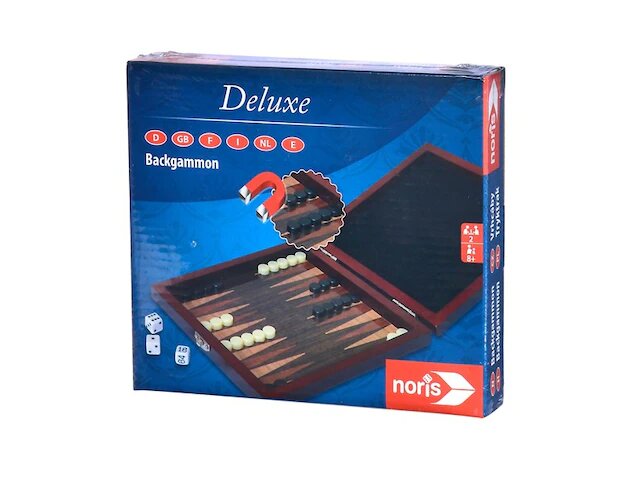 Noris Deluxe Backgammon Travel Size (Eng)