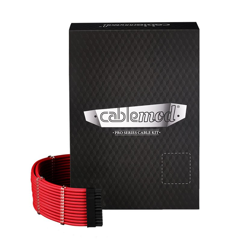 CableMod C-Series Pro ModMesh 12VHPWR Cable Kit for Corsair RM RMi RMx – Red