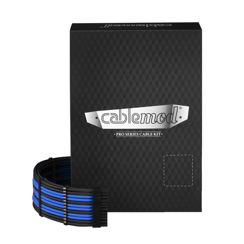 CableMod RT-Series Pro ModMesh 12VHPWR Dual Cable Kit for ASUS/Seasonic - Black/Blue