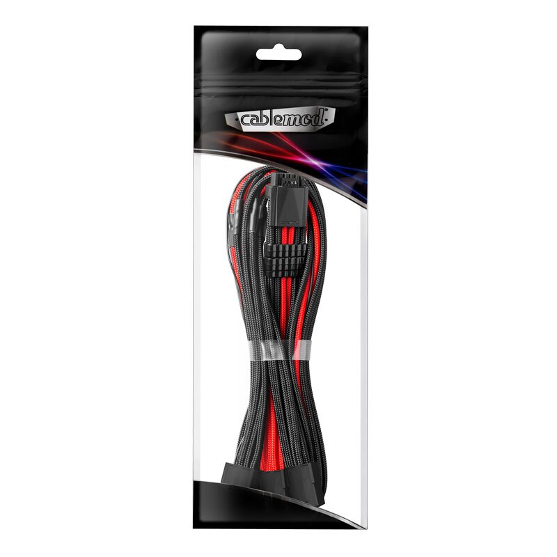 CableMod Pro ModMesh 12VHPWR to 3x PCI-e Cable – 45cm – Black/Red