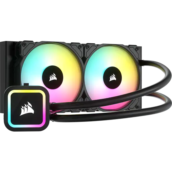 Product Image for Corsair H100x RGB Elite / 240mm Radiator / Liquid CPU Cooler
