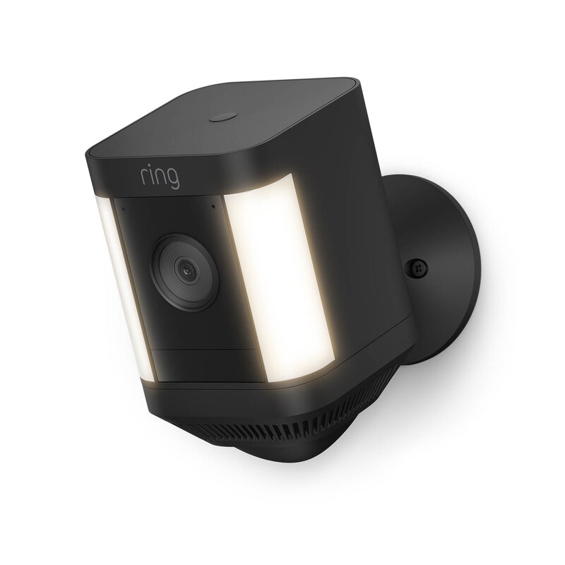 Läs mer om Ring Spotlight Cam Plus - Battery - Black