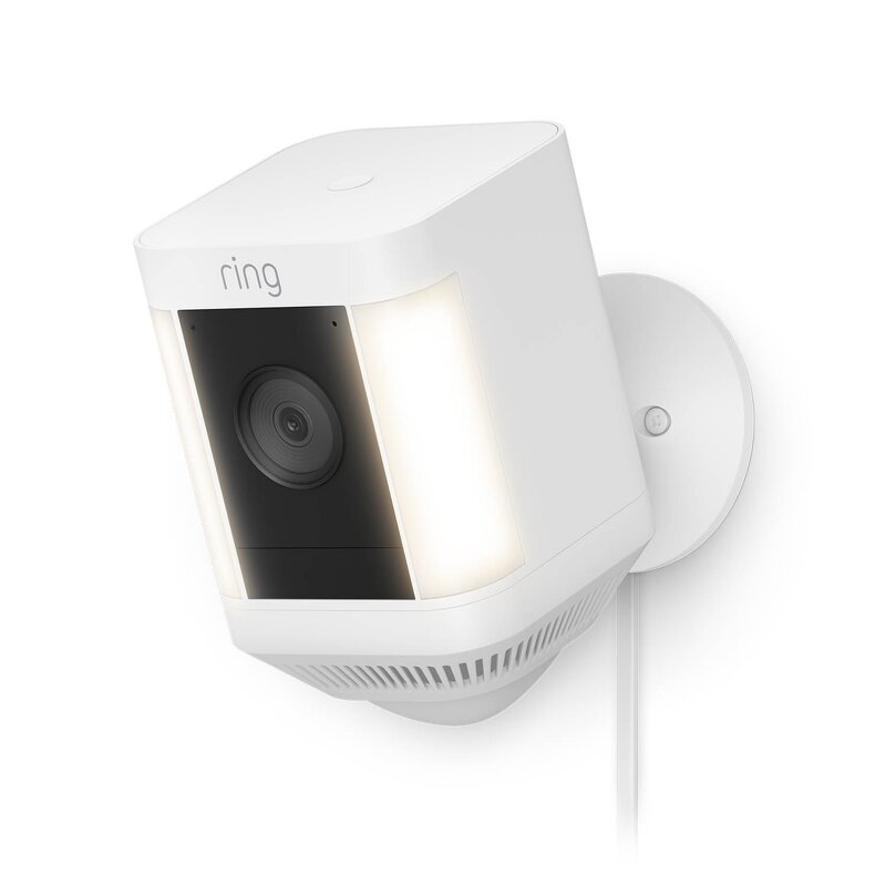 Ring Spotlight Cam Plus – Plug-In – White