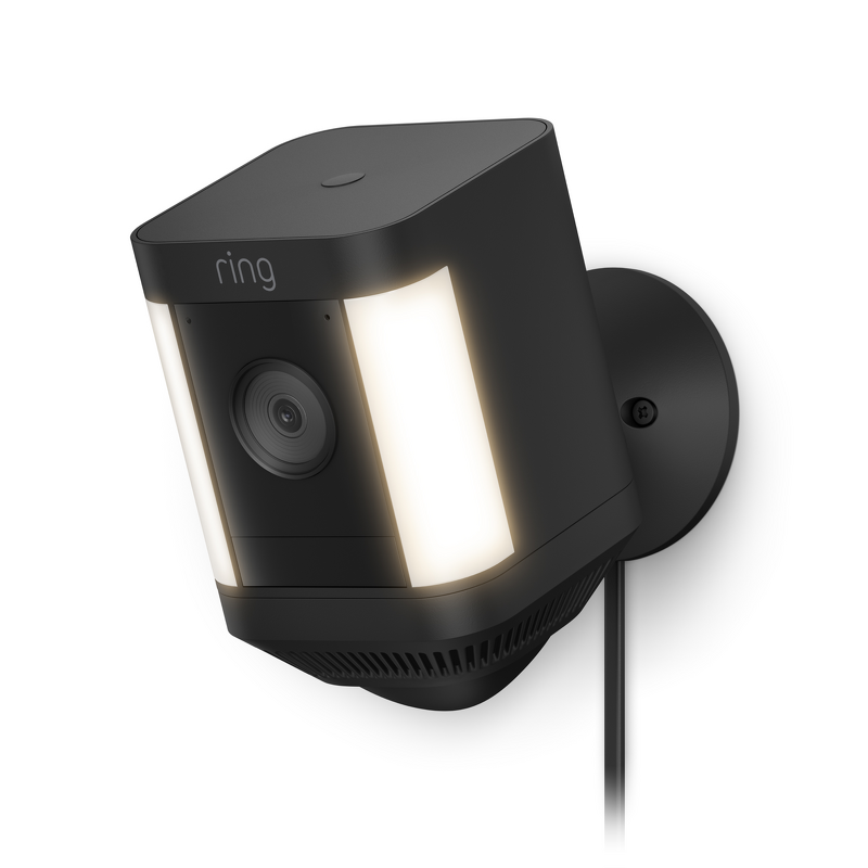 Product Image for Ring Spotlight Cam Plus - Plug-in - Black
