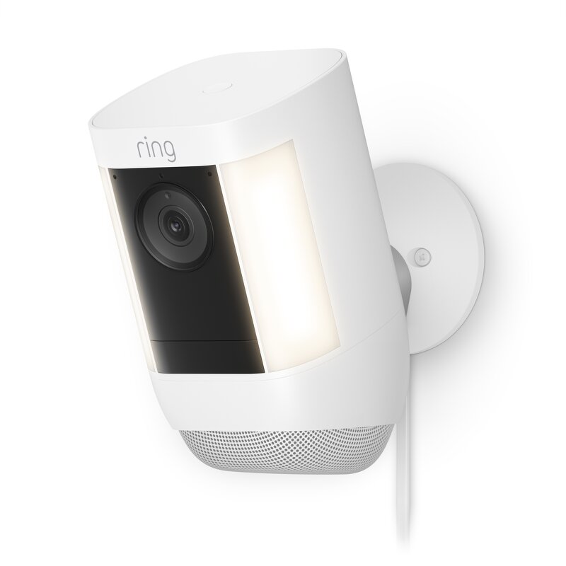 Ring Spotlight Cam Pro – Plug-In – White