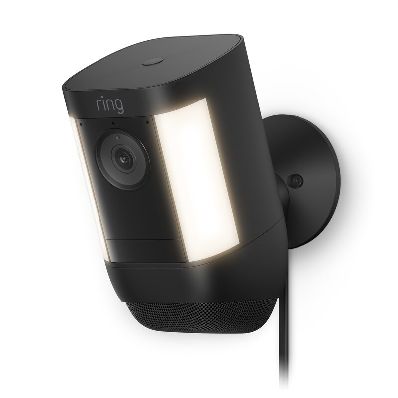 Ring Spotlight Cam Pro – Plug-In – Black