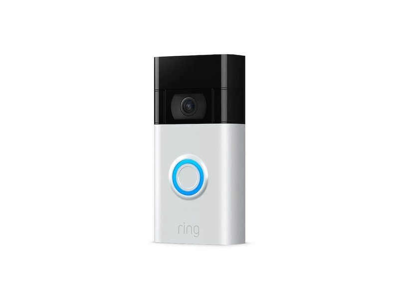 Läs mer om Ring Video Doorbell (2gen) - Satin Nickel
