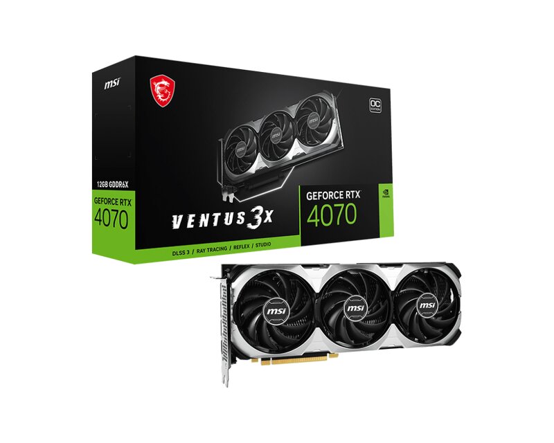 MSI GeForce RTX 4070 VENTUS 3X 12G OC