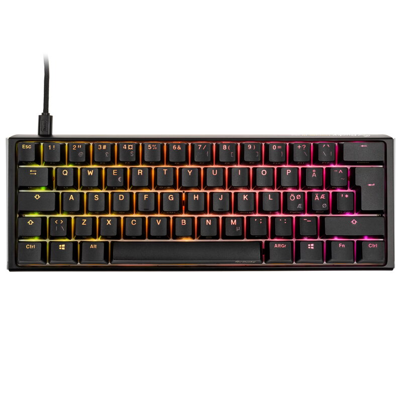 Ducky One 3 - Classic Black / White Nordic - Mini 60% - Cherry Red