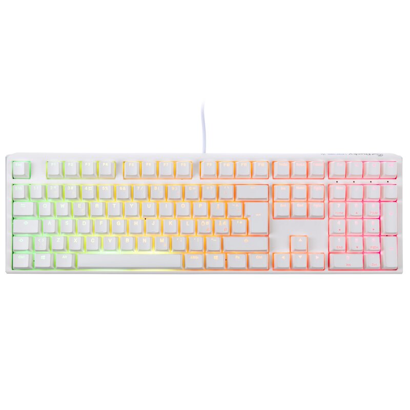 Ducky One 3 - Classic Pure White Nordic - Fullsize - Cherry Brown