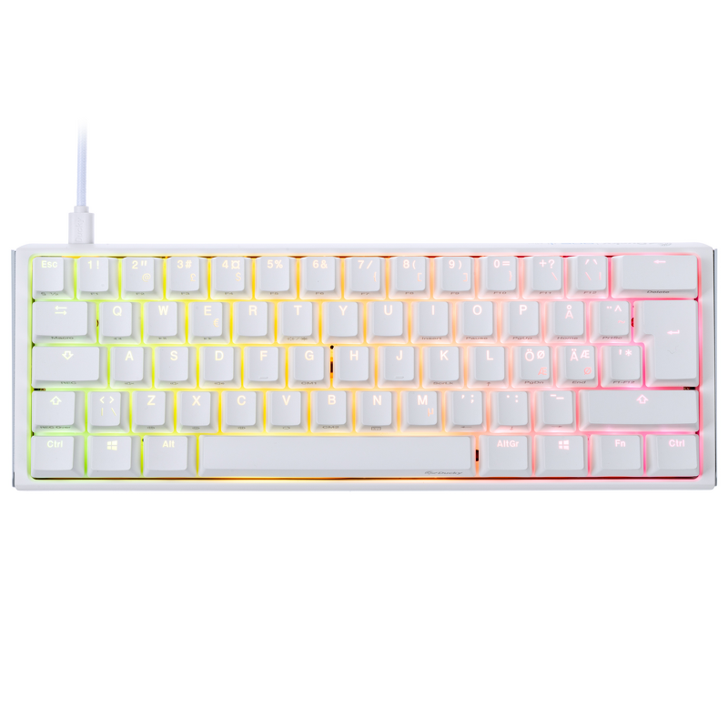 Product Image for Ducky One 3 Pure White 60% - Red