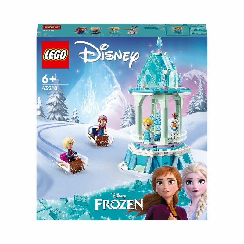 Läs mer om LEGO Disney Anna and Elsas magiska karusell 43218