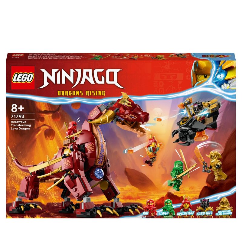 LEGO Ninjago Heatwaves omvandlingsbara lavadrake 71793