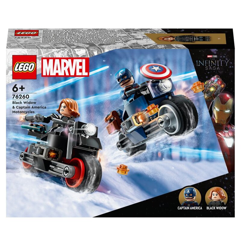 LEGO Super Heroes Black Widows & Captain Americas motorcyklar 76260