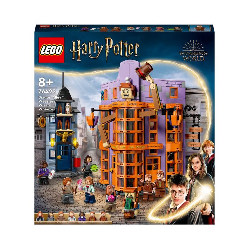 Läs mer om LEGO Harry Potter Diagongränden: Weasleys vassa varor 76422