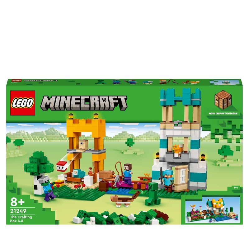 Läs mer om LEGO Minecraft Skaparlådan 4.0 21249