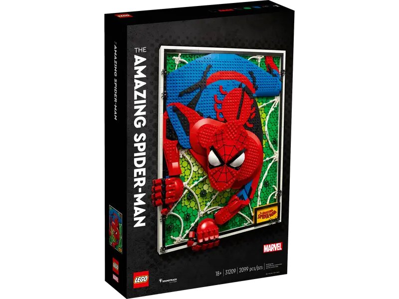 Läs mer om LEGO ART Den fantastiske Spider-Man 31209