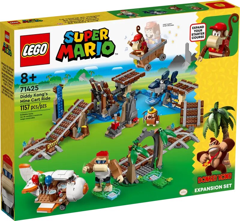 LEGO Super Mario Diddy Kongs gruvvagnsfärd – Expansionsset 71425