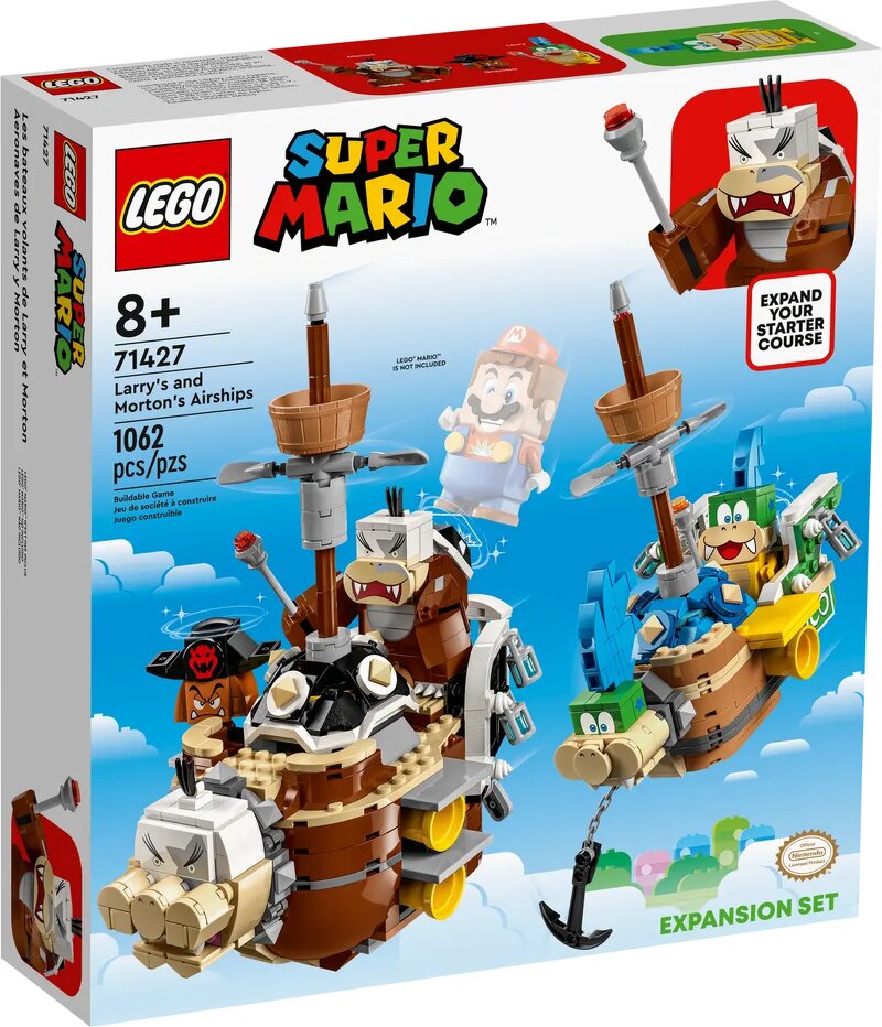 LEGO Super Mario Larrys och Mortons luftskepp – Expansionsset 71427