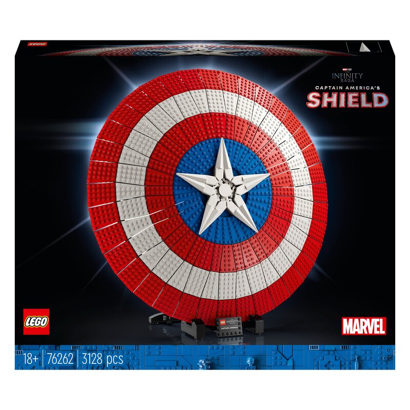 Läs mer om LEGO Super Heroes Marvel Captain Americas sköld 76262