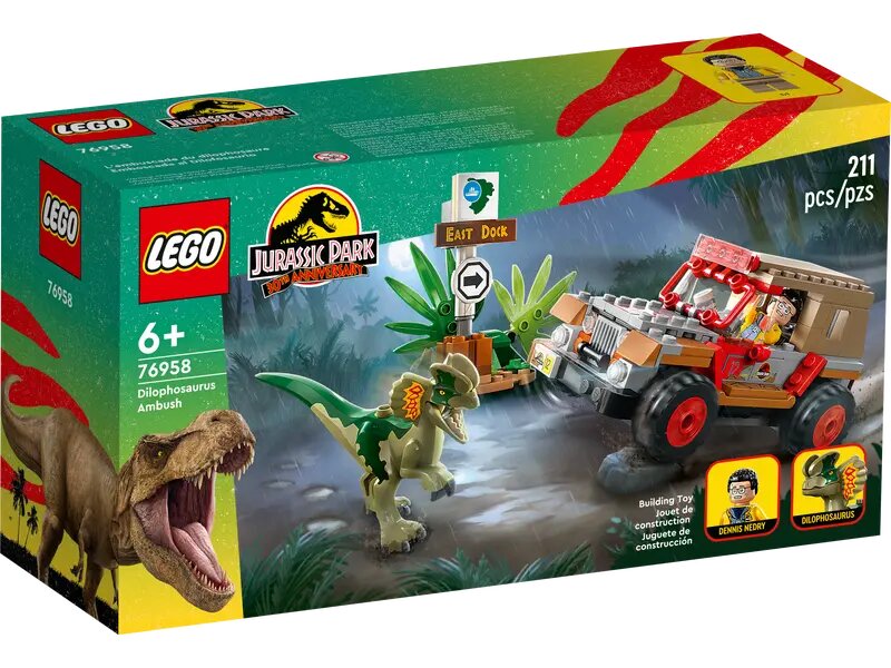 LEGO Jurassic World Dilophosaurusbakhåll 76958