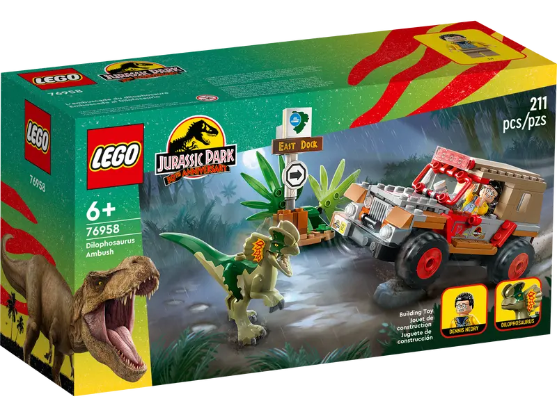 Product Image for LEGO Jurassic World Dilophosaurusbakhåll 76958