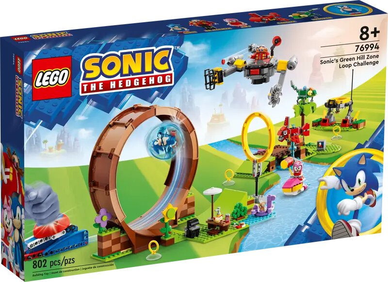 LEGO Sonic the Hedgehog Sonics looputmaning i Green Hill Zone 76994