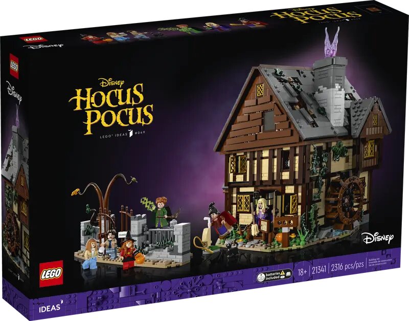 LEGO Ideas Disney Hocus Pocus: Systrarna Sandersons stuga 21341