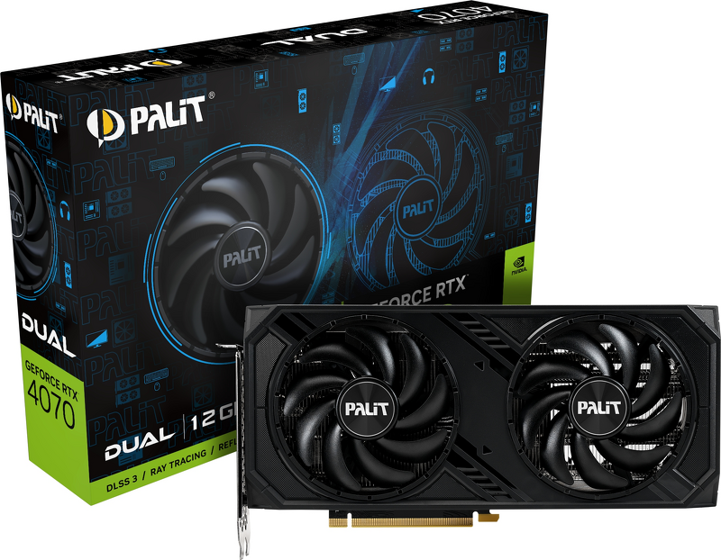 Product Image for Palit GeForce RTX 4070 Dual 12GB
