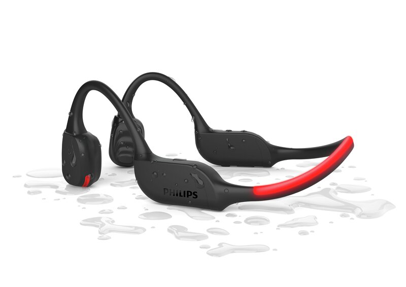 Philips GO Bone Conduction Open-Ear Sporthörlurar TAA7607BK/00