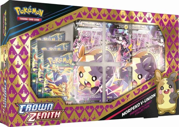 Pokemon Crown Zenith: Morpeko V-Union Box (Kartongskada)