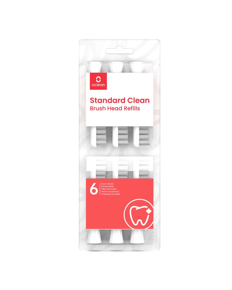 Oclean Standard Clean 6-pack – Vit
