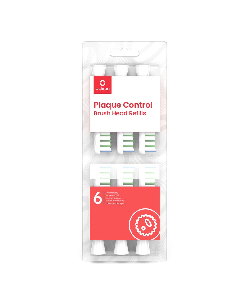 Oclean Plaque Control 6-pack – Vit
