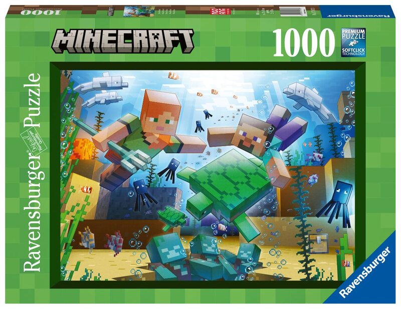 Minecraft Pussel Mosaic (1000 bitar)