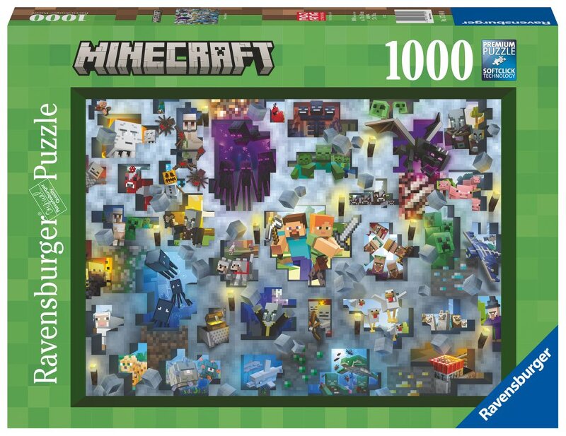 Ravensburger Minecraft Pussel Mobs (1000 bitar)