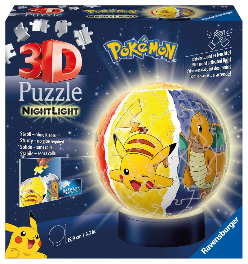 Product Image for Pokémon Pusselboll Nattlampa (72 bitar)