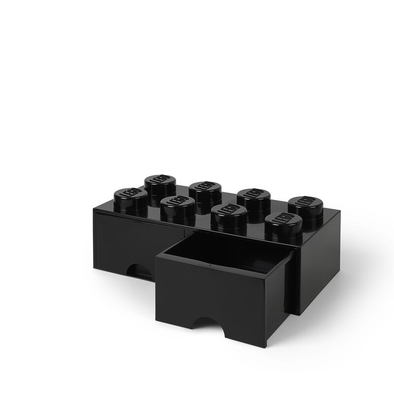 Läs mer om LEGO Brick Drawer 8 - Black