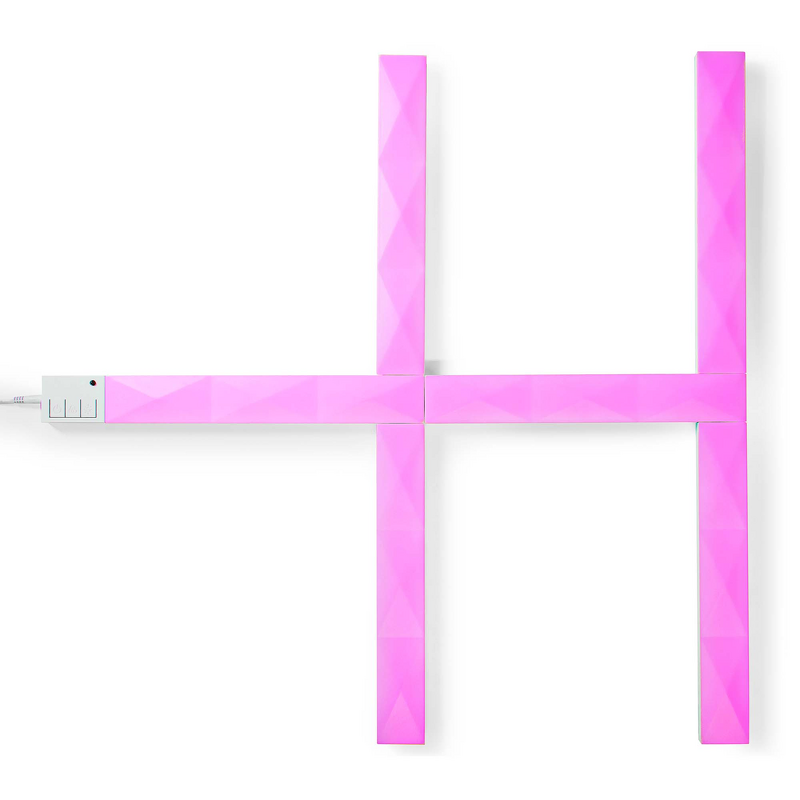 Product Image for Nedis SmartLife Dekorativ LED WIFILW06RGB Bar på Väggen Wi-Fi RBGIC/Varm Vit