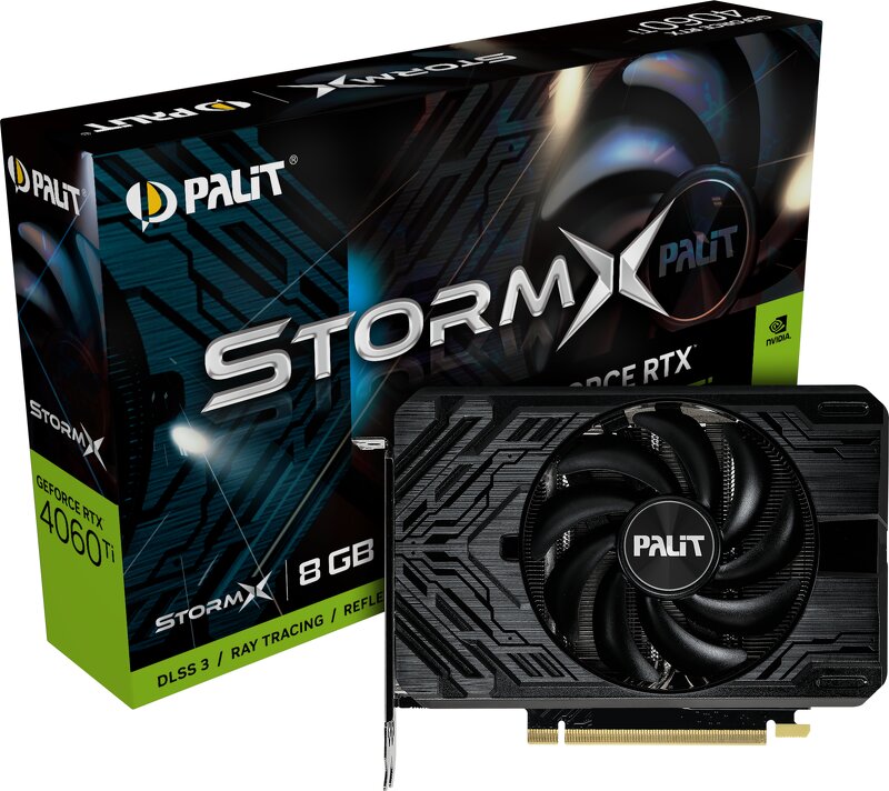 Läs mer om Palit GeForce RTX 4060Ti StormX 8GB GDDR6