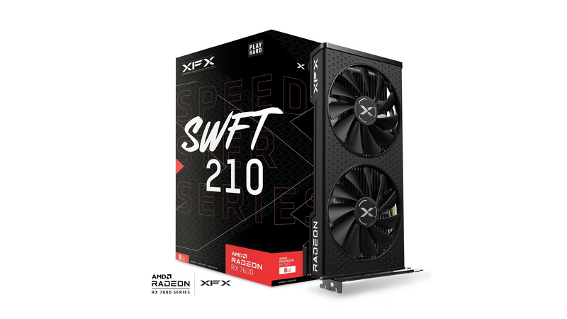 Product Image for XFX RX 7600 8GB Speedster SWFT210 Core
