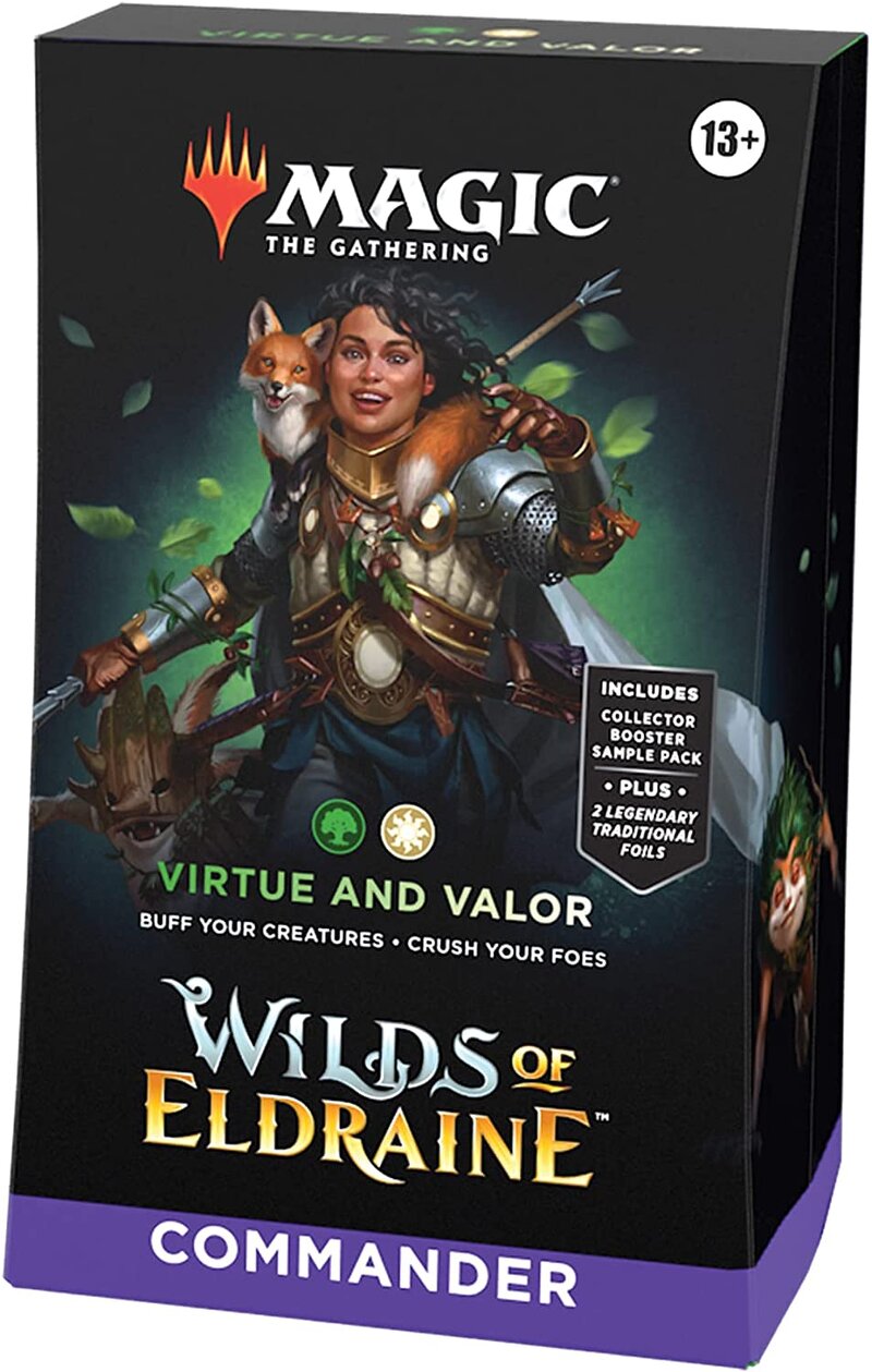 Magic the Gathering: Wilds of Eldraine Virtue and Valor Commander Deck