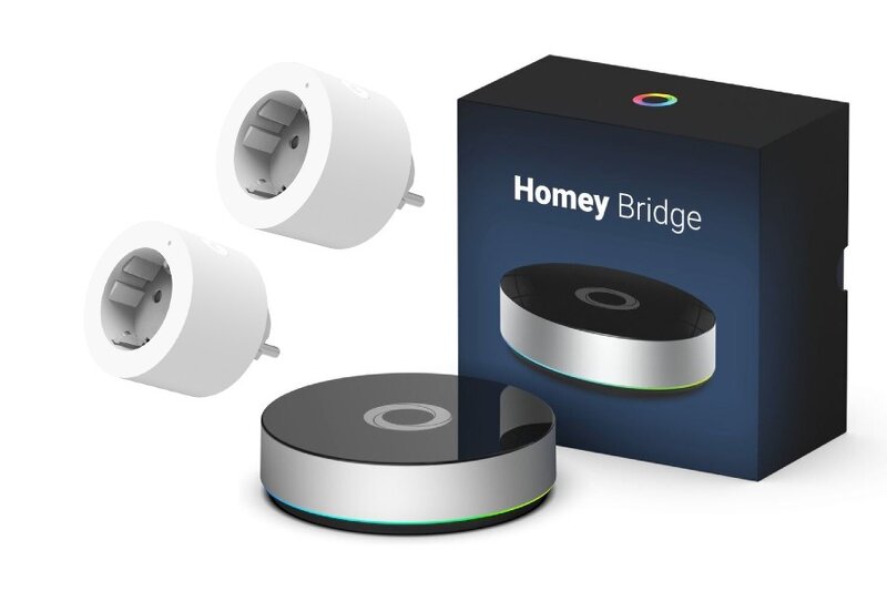 Läs mer om Homey Bridge + 2st Aqara Smart Plug