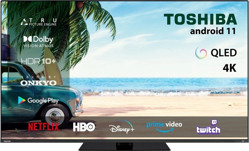 Toshiba 65" 65QA7D63DG / 4K Ultra HD / QLED / Android TV / Chromecast