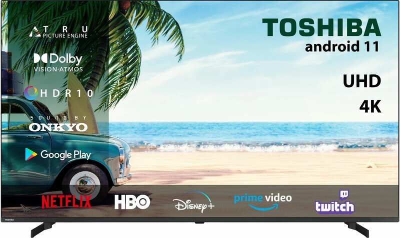 Toshiba 70" 70UA5D63DG / 4K Ultra HD / Android TV / Chromecast