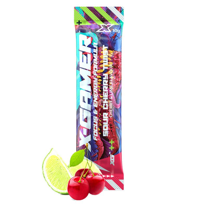 Product Image for X-GAMER X-Shotz Sour Cherry Twist 10g